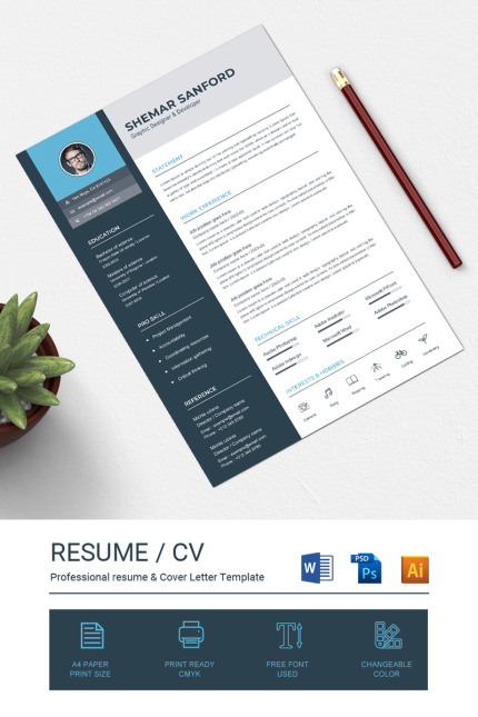 Template #79051 Template Cv Webdesign Template - Logo template Preview