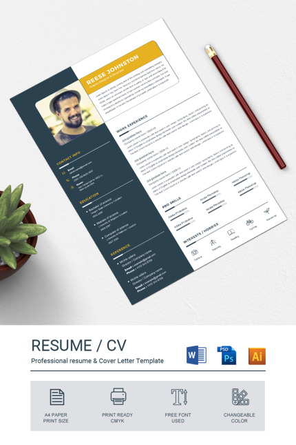 Template #79067 Template Cv Webdesign Template - Logo template Preview