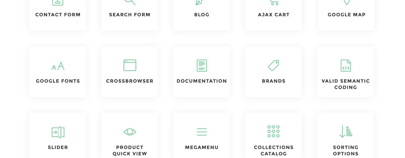 чистая тема оптометриста shopify