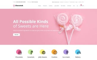 Chocotch - Sweet Shop E-commerce Creative OpenCart Template