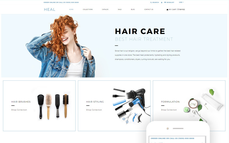 Heal - Beauty E-commerce Modern Shopify Theme