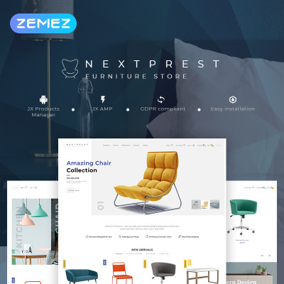 Interior Furniture Responsive Templates Templatemonster