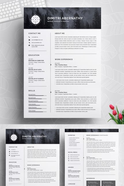 Template #79138 Page Resume Webdesign Template - Logo template Preview