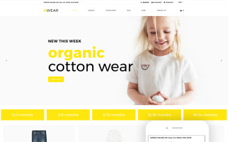 nWear - Kids Fashion & Clothing Multipage Clean Shopify Theme