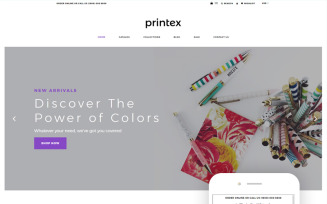Printex - Print Shop Multipage Modern Shopify Theme