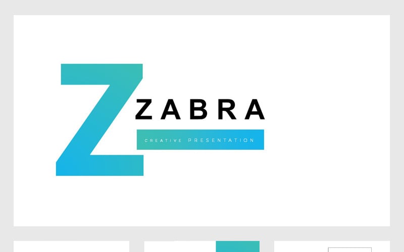Z Zafra - Minimal Presentation PowerPoint template PowerPoint Template