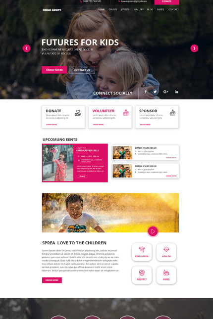 Template #79207 Kids Child Webdesign Template - Logo template Preview