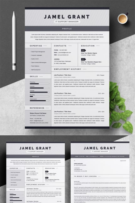 Template #79227 Page Cv Webdesign Template - Logo template Preview