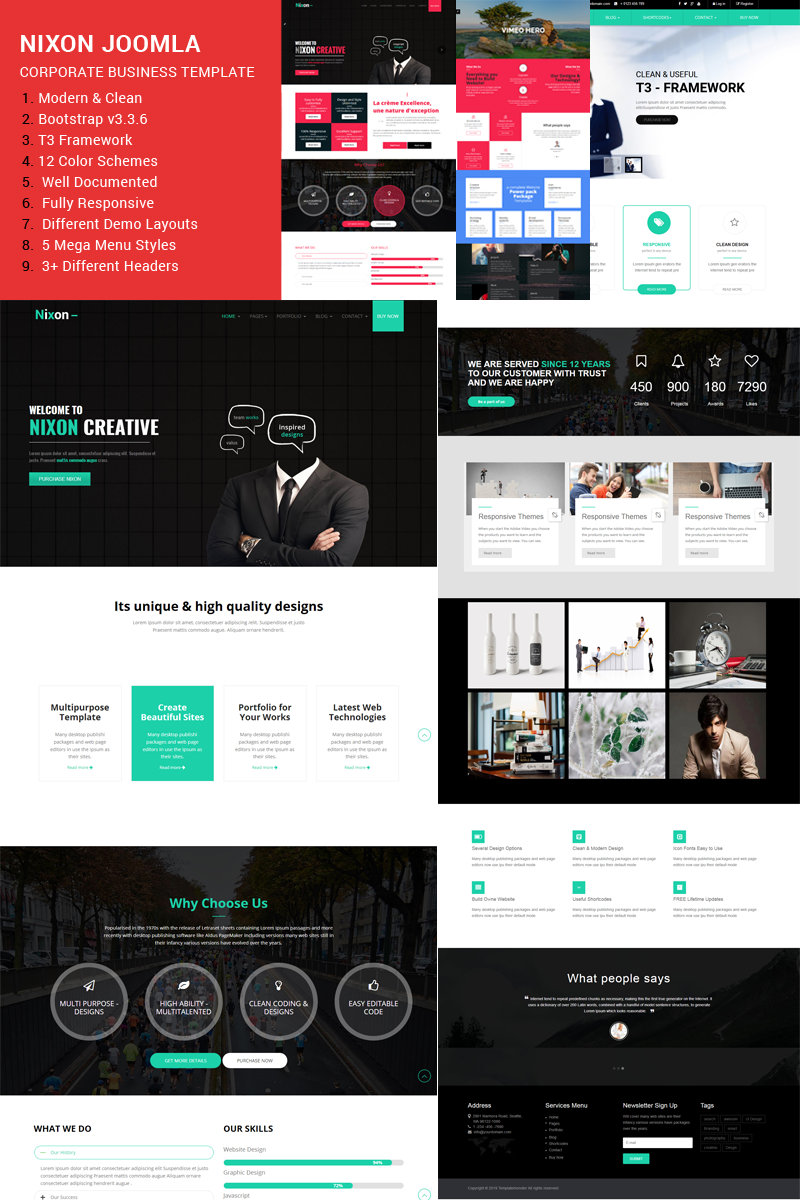 Nixon - Responsive Multipurpose Joomla Template