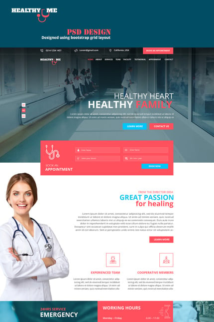 Template #79235 Doctor Healthcare Webdesign Template - Logo template Preview