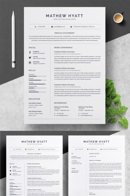 Template #79248 Page Cv Webdesign Template - Logo template Preview