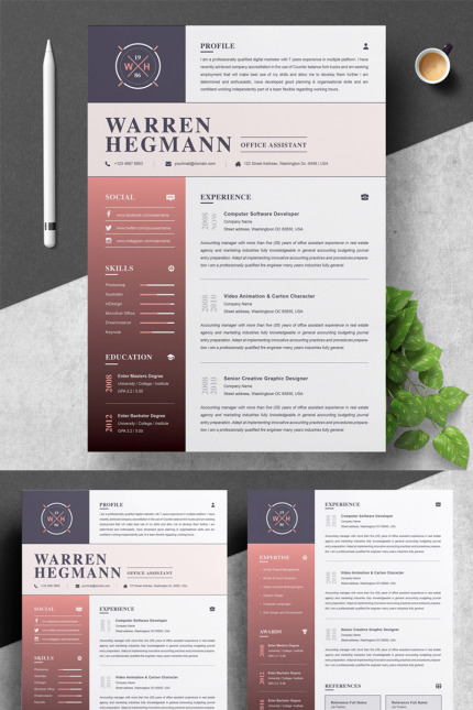 Template #79249 Page Cv Webdesign Template - Logo template Preview