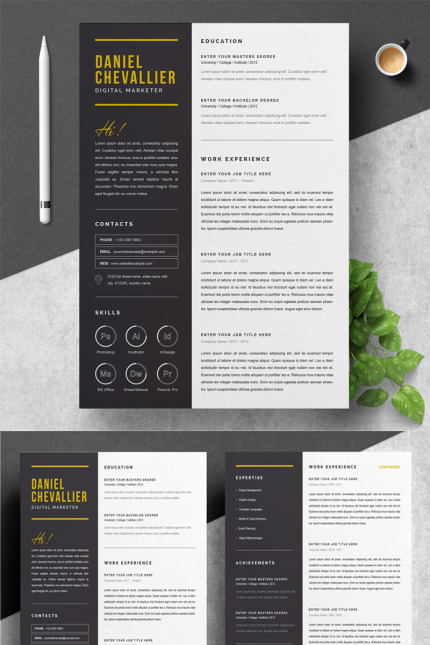 Template #79264 Page Cv Webdesign Template - Logo template Preview