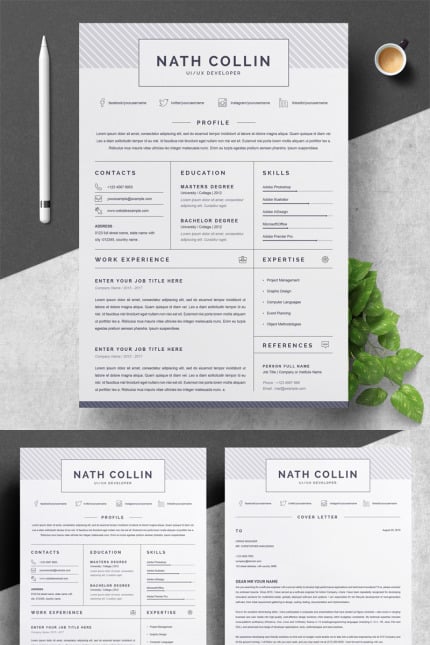 Template #79267 Page Cv Webdesign Template - Logo template Preview