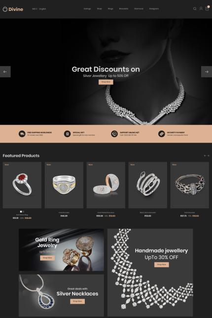 Template #79271 Necklaces Sunglasses Webdesign Template - Logo template Preview