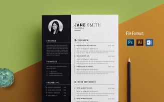 Clean & Creative Jane Smith Resume Template