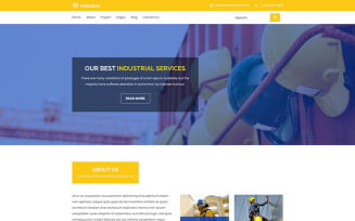 Industro | Industrial, Engineering and Factory PSD Template