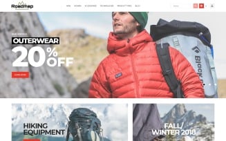 Roadmap - Outdoor Sports Gear Store Template Magento Theme