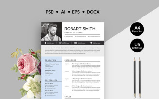 Robart Professional & Modern Resume Template