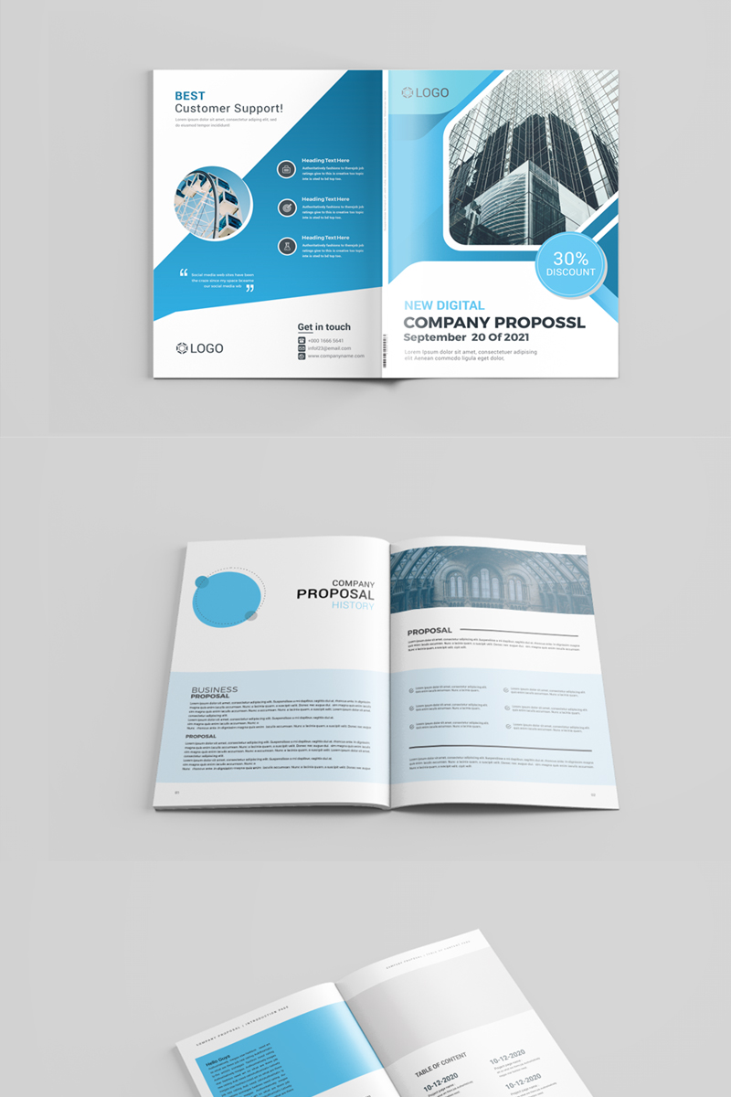 Šablona firemního stylu "Company Proposal" #79295