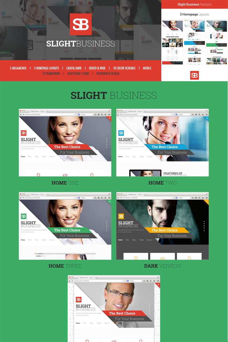 Slight Business - Responsive Corporate Joomla Template