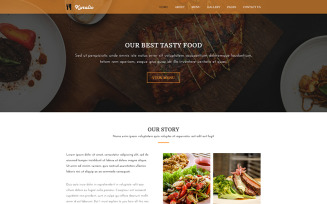 Kuralio | Food & Restaurant PSD Template