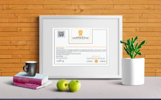 Square Certificate Template