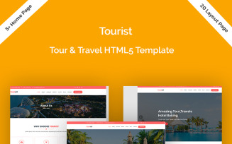 Tourist - Tour , Travels and Hotel Booking Bootstrap HTML5 Website Template