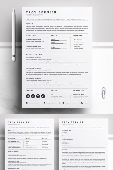 Template #79412 Page Cv Webdesign Template - Logo template Preview