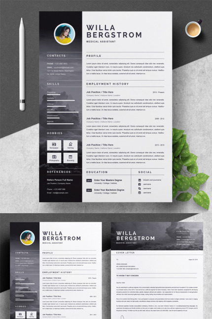 Template #79418 Page Cv Webdesign Template - Logo template Preview