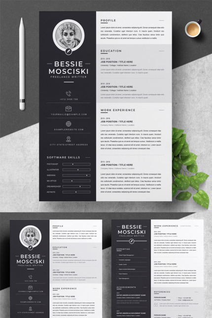 Template #79428 Page Cv Webdesign Template - Logo template Preview