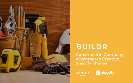 BUILDR - Construction Company eCommerce Creative Shopify Theme
