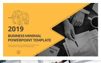 Business Minimal Geometric PowerPoint template