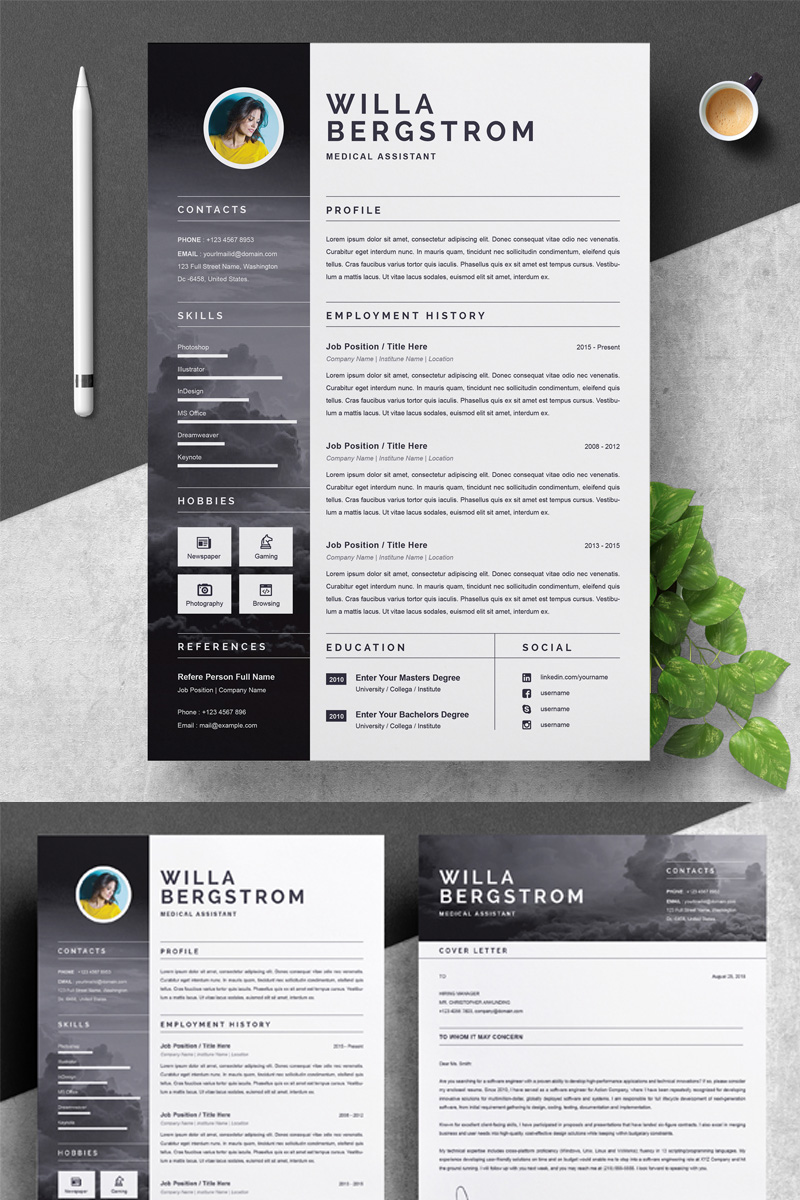 Modello CV #79418 "Willa" - screenshot