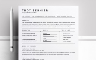 Troy Bernier Resume Template