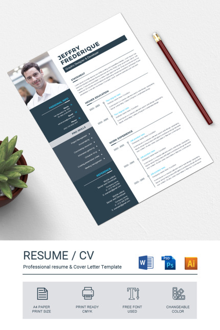 Template #79541 Template Cv Webdesign Template - Logo template Preview