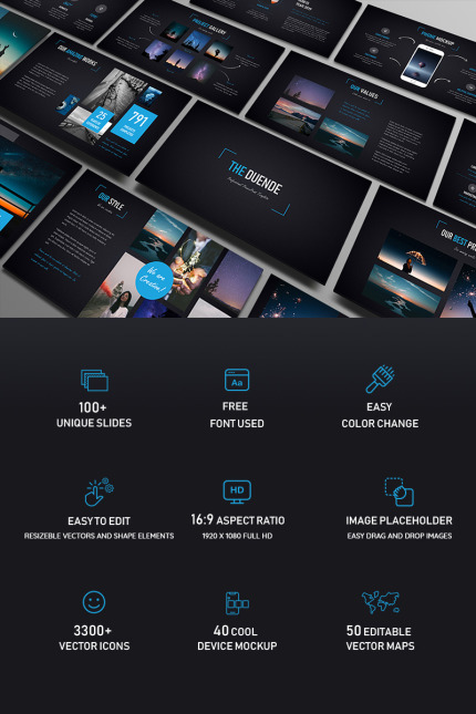 Template #79577 Template Presentation Webdesign Template - Logo template Preview