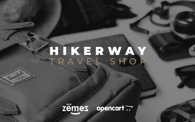"Hiker Way - Travel Store Multipage Modern" - адаптивний OpenCart шаблон №79558