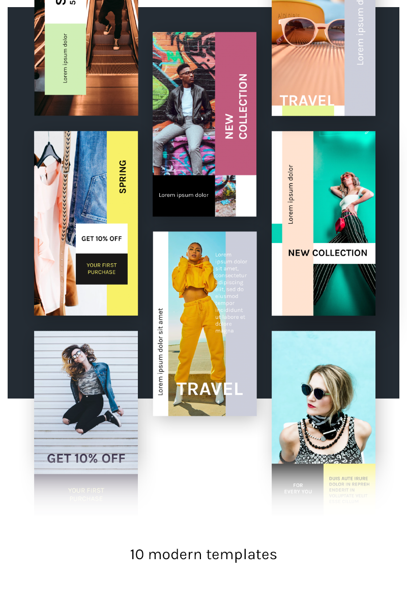Instagram Stories Kit (Vol.10) Social Media Template