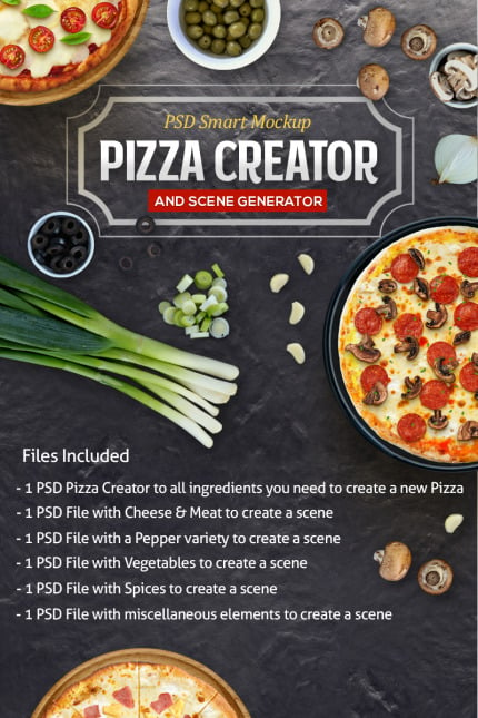 Template #79639 Photoshop Pizza Webdesign Template - Logo template Preview