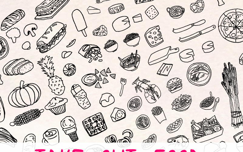 126 Food and Kitchen - Illustration
