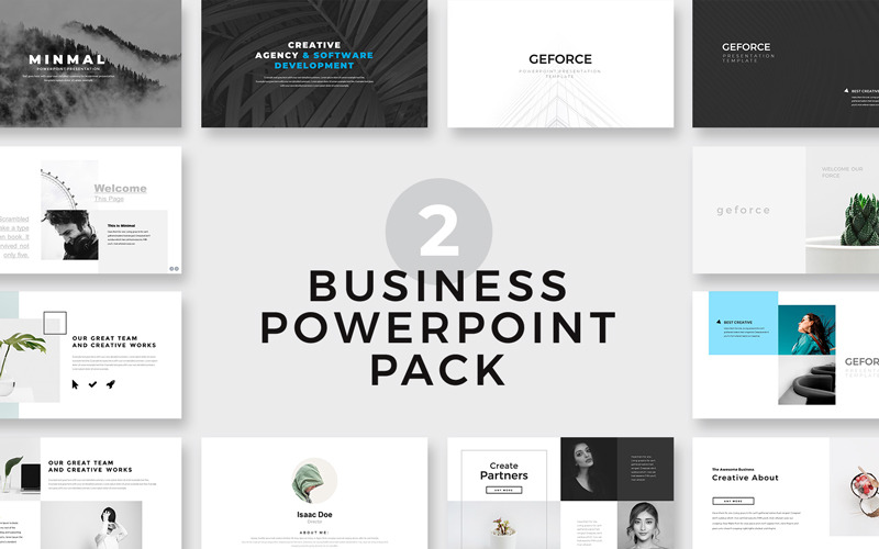 Minimal Clean PowerPoint template PowerPoint Template