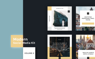 Modern Kit (Vol. 2) Social Media Template