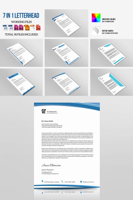 Template #79710 Template Corporate Webdesign Template - Logo template Preview