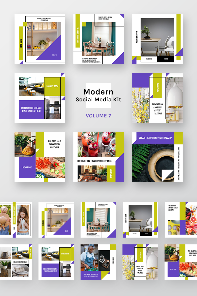 Modern  Kit (Vol. 7) Social Media Template