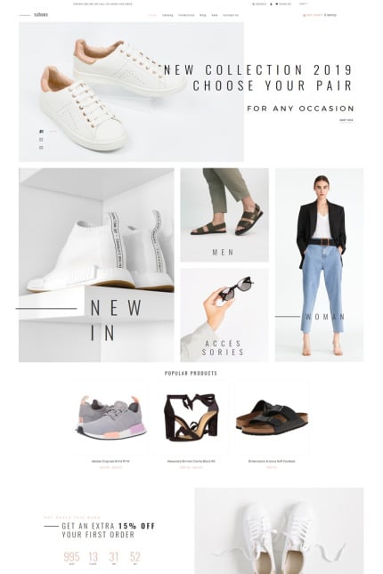 Kit Graphique #79757 Heels Chaussures Web Design - Logo template Preview