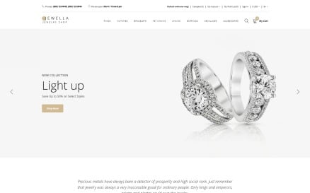 Jewella - Jewelry Store Clean OpenCart Template