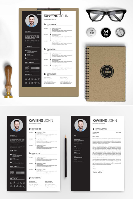 Template #79768 Cv Clean Webdesign Template - Logo template Preview