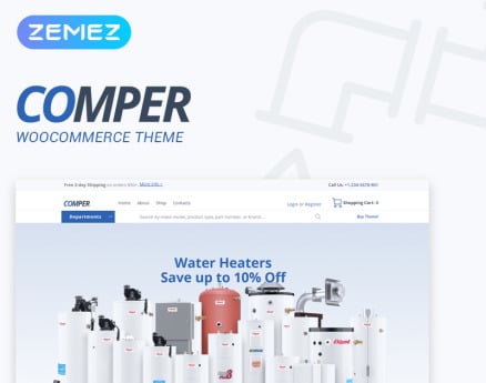 Comper - Plumbing ECommerce Classic Elementor WooCommerce Theme