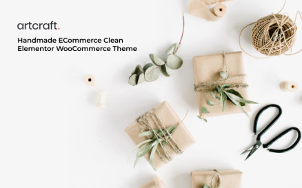 Artcraft - Handmade ECommerce Clean Elementor WooCommerce Theme